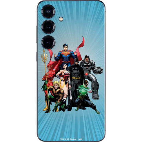 Justice League Heroes Stance 1 Galaxy S25 Skin